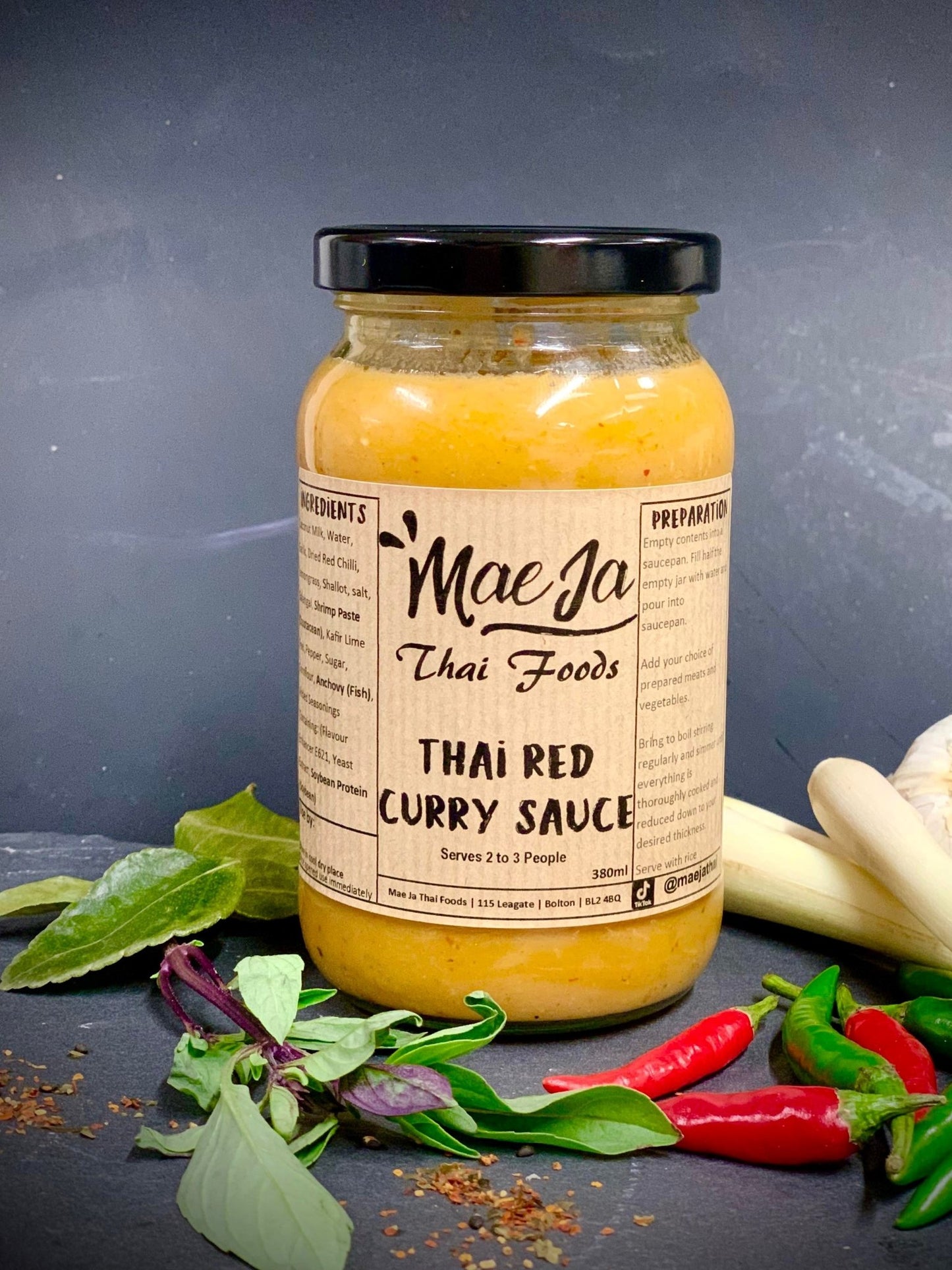 Thai Red Curry Sauce Buy Online by Mae Ja