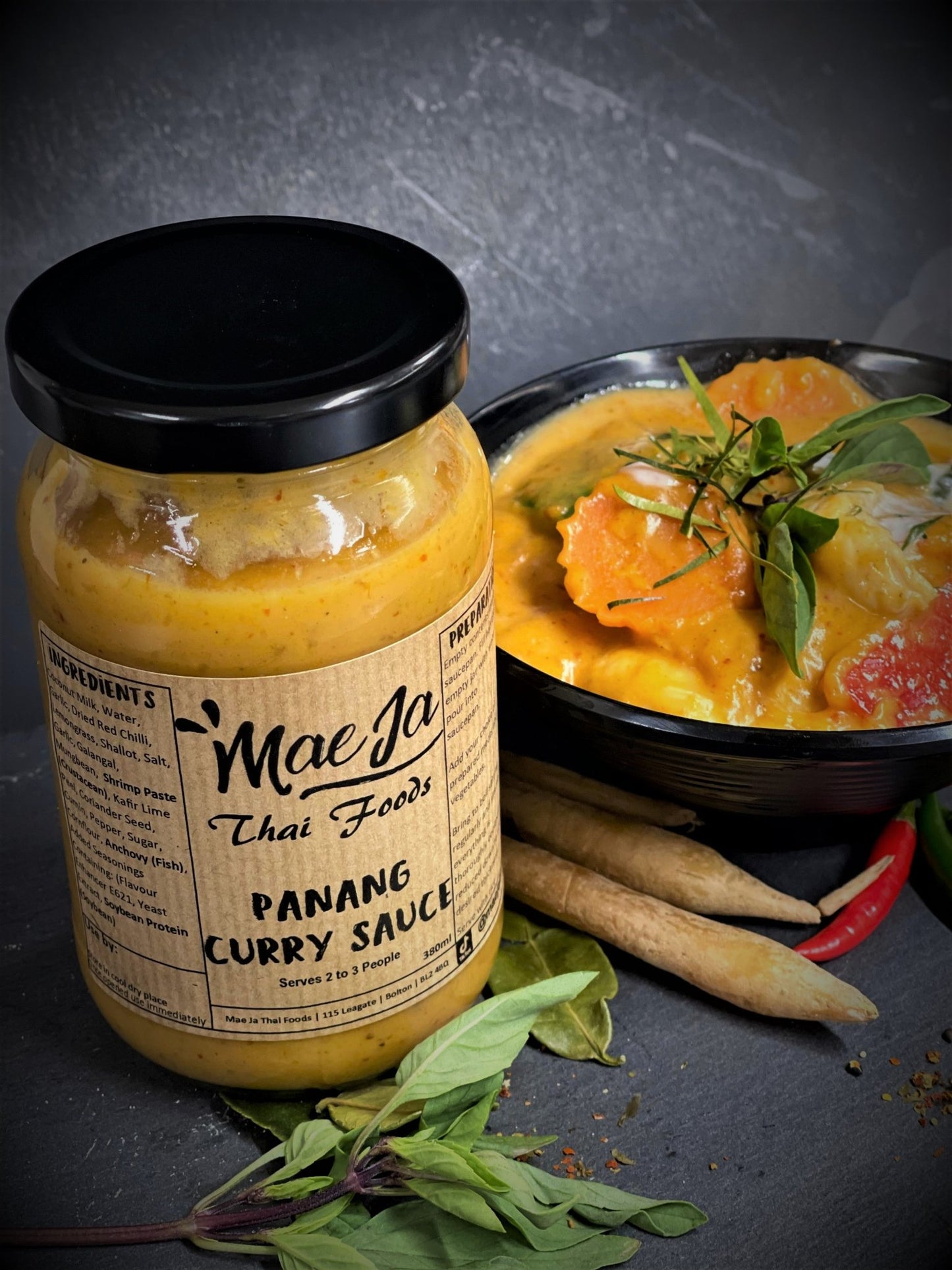 Panang Thai Curry Sauce - Three Jar Pack - Mae Ja